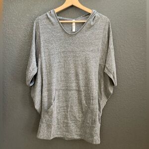 Fluxus Short-sleeve, batwing hoodie